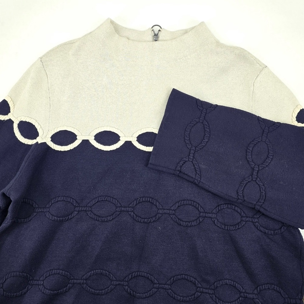 Chico's Women’s Mock Neck Sweater Sz L